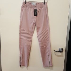 Pull on moto pants